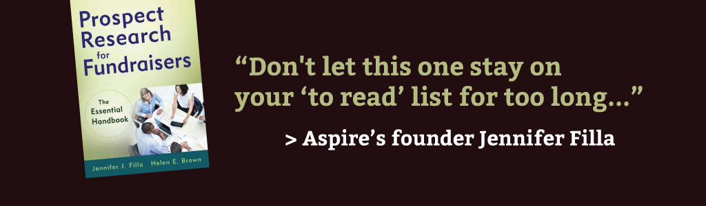 “Don't let this one stay on your ‘to read’ list for too long...” > Aspire’s founder Jennifer Filla