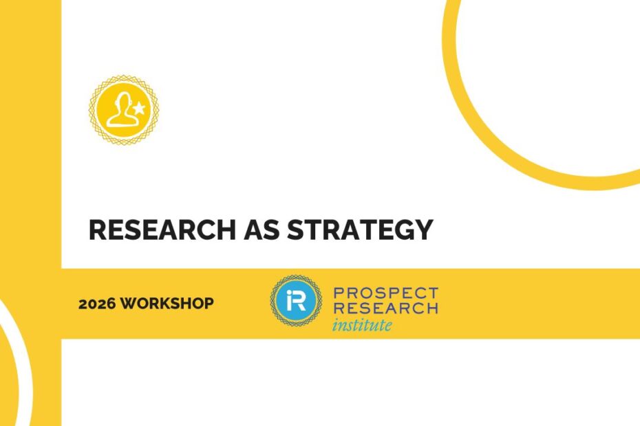 Research as Strategy Workshop