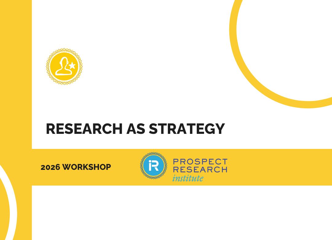 Research as Strategy Workshop